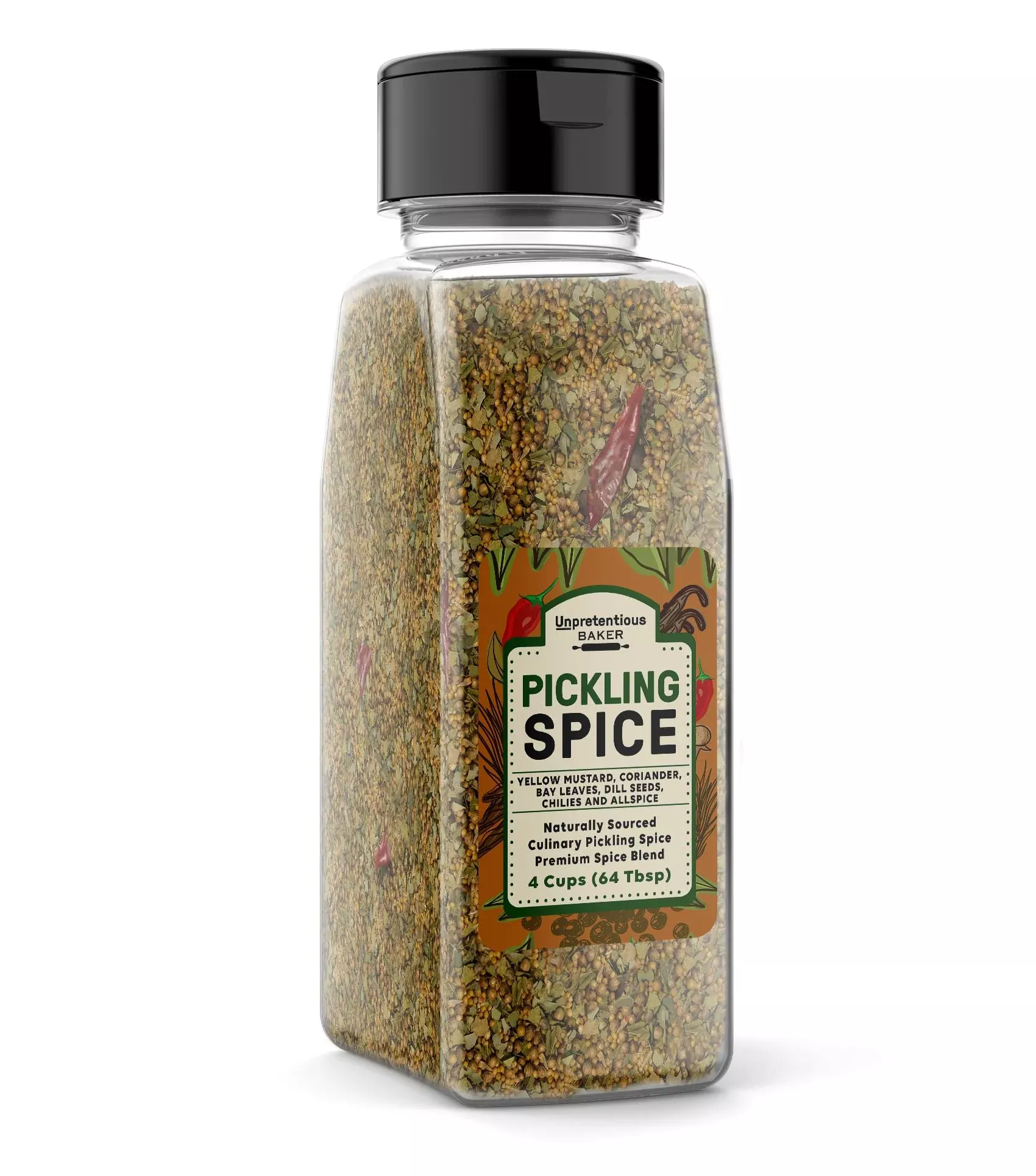 unpretentious-pickling-spice-4-cups-culinary-premium-spice-blend-non-gmo-made-in Unpretentious Pickling Spice (4 Cups) Culinary Premium Spice Blend, Non-Gmo, Made In Usa