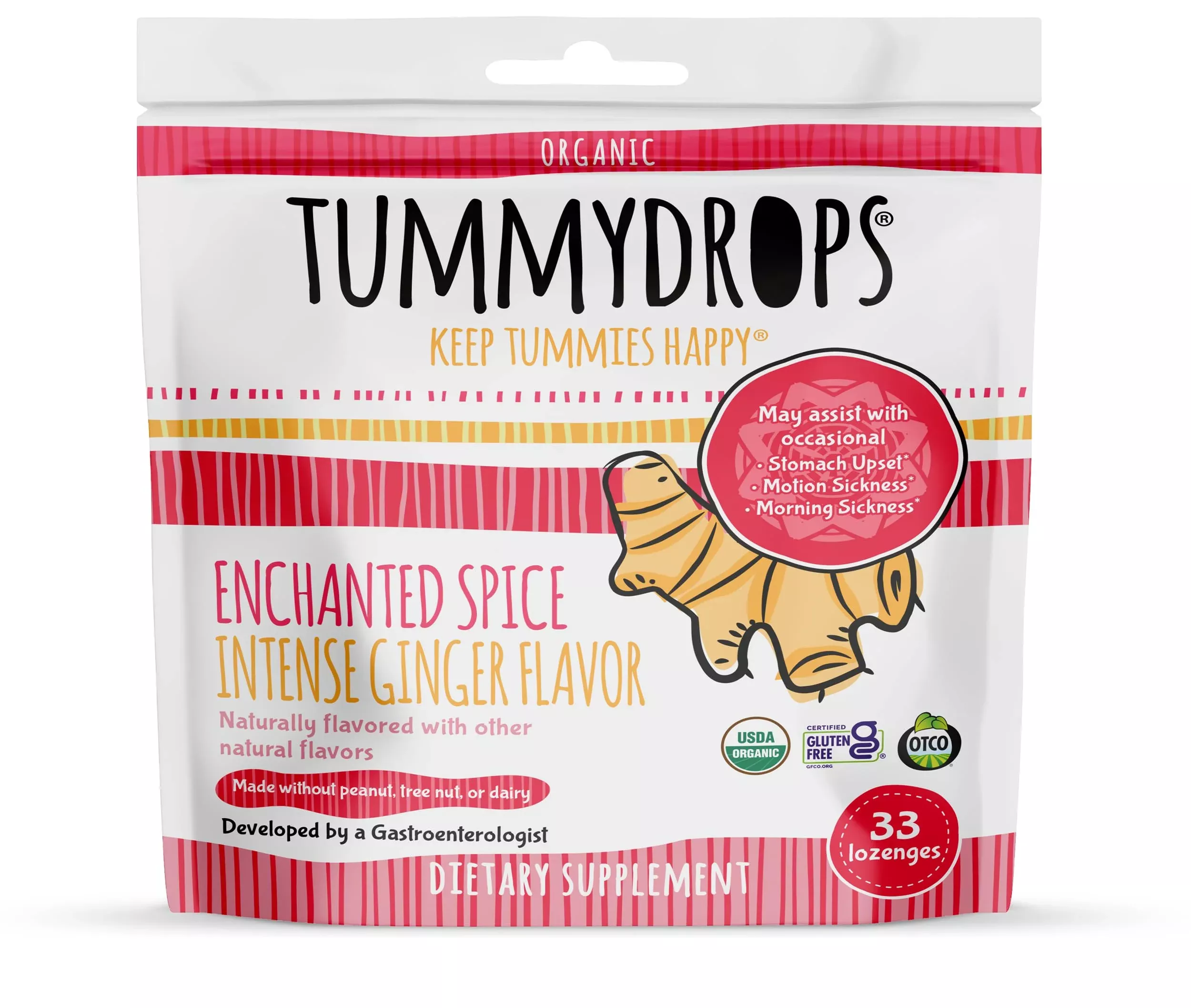 usda-organic-enchanted-spice-intense-ginger-tummydrops-gluten-free-vegan-33-orga Usda Organic Enchanted Spice Intense Ginger Tummydrops, Gluten Free & Vegan, 33 Organic Ginger Lozenges