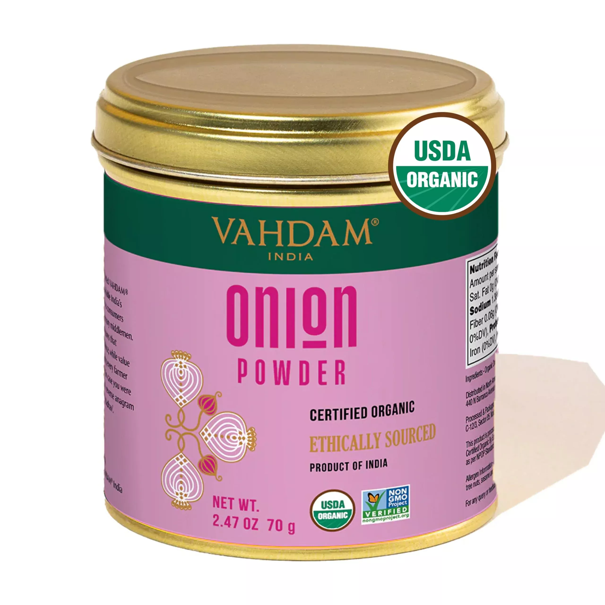 vahdam-organic-onion-powder-2-47oz-70g-gluten-free-non-gmo-100-raw Vahdam, Organic Onion Powder (2.47Oz/70G) Gluten Free, Non Gmo, 100% Raw