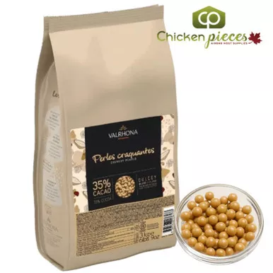 valrhona-35-dulcey-crunchy-blond-chocolate-pearls-3kg-6-6lbs Valrhona 35% dulcey - Crunchy Blond Chocolate Pearls, 3KG/6.6LBS