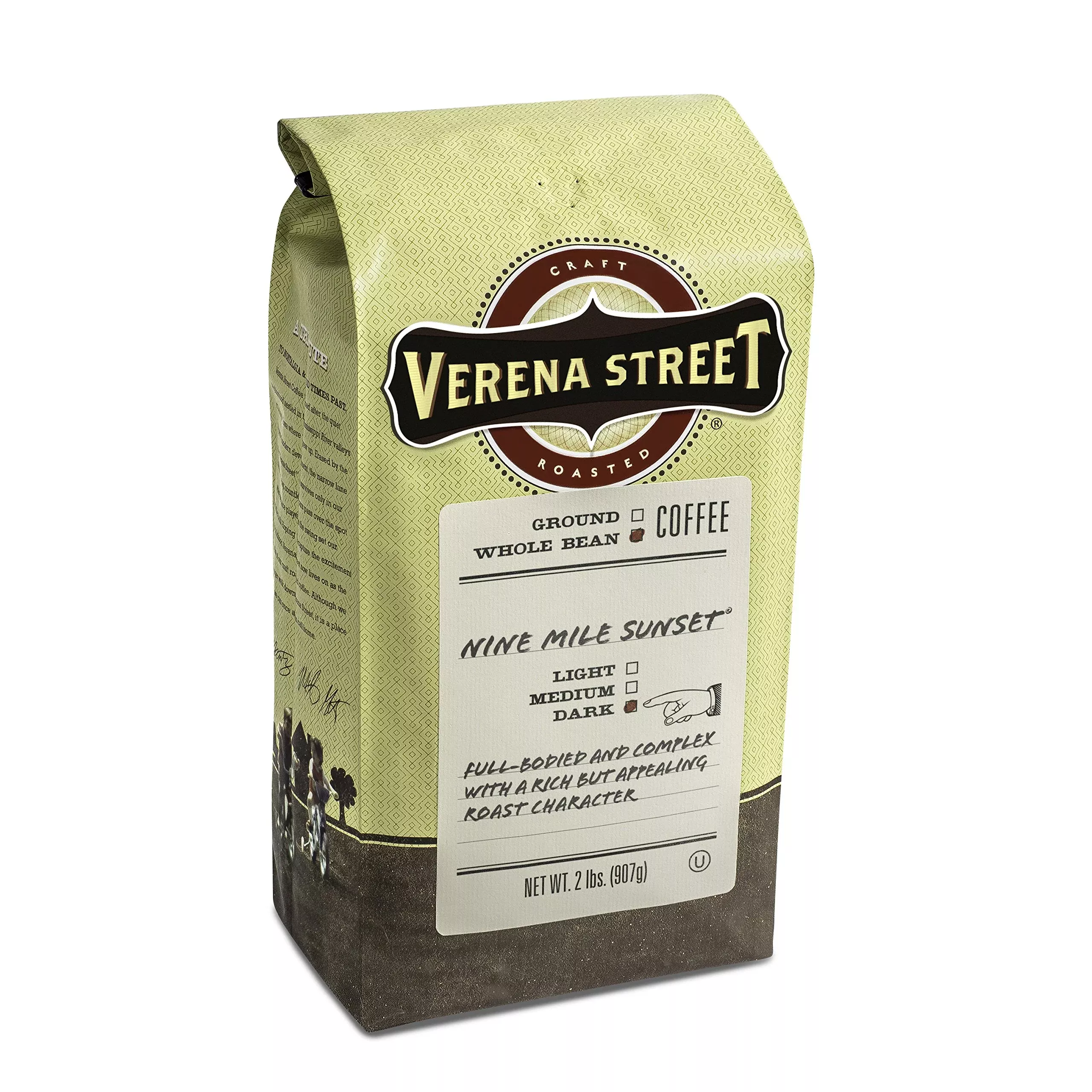 verena-street-2-pound-whole-bean-coffee-dark-roast-nine-mile-sunset Verena Street 2 Pound Whole Bean Coffee, Dark Roast, Nine Mile Sunset,