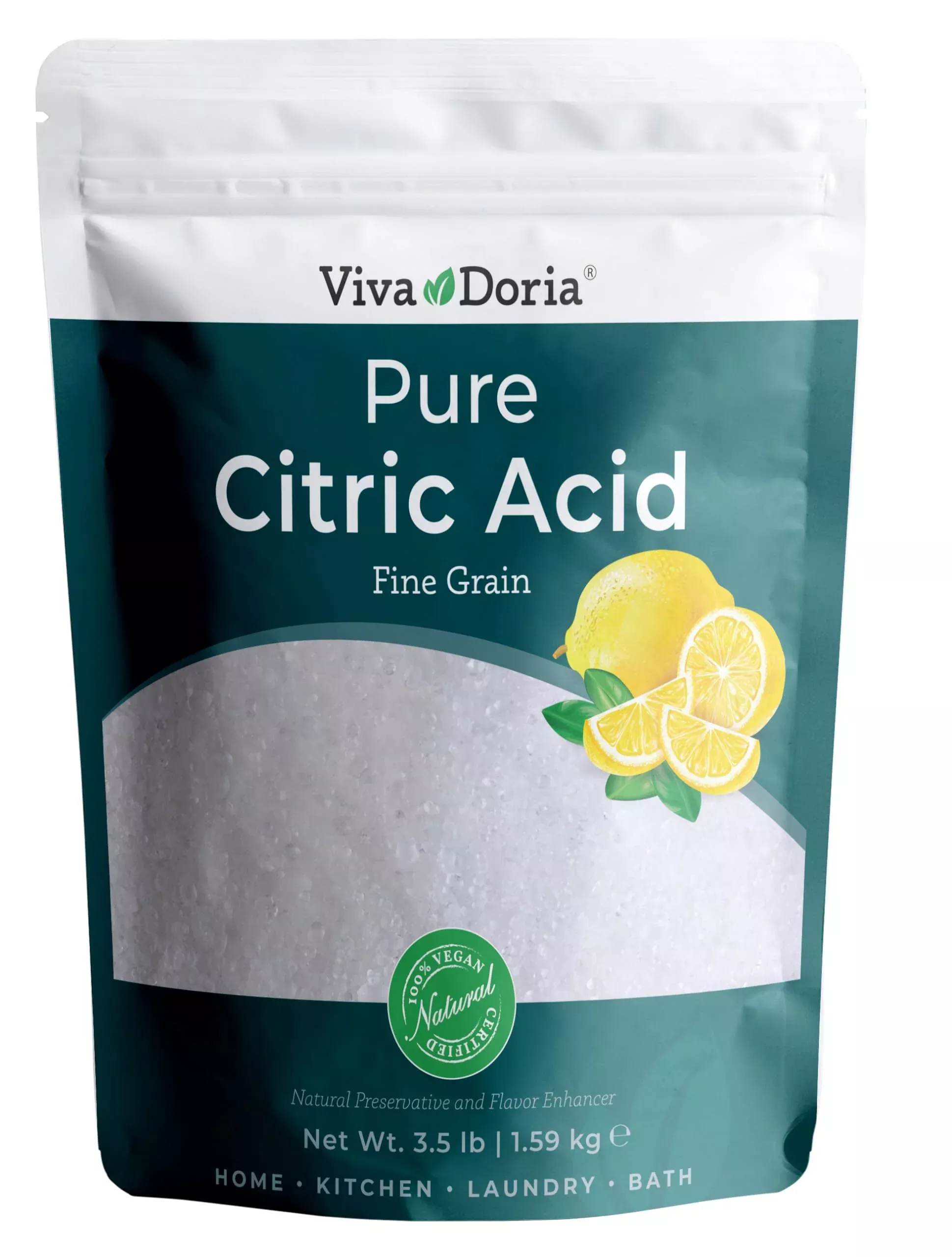 viva-doria-100-pure-citric-acid-food-grade-fine-grain-3-5-lb-1-59-kg Viva Doria 100% Pure Citric Acid, Food Grade, Fine Grain, 3.5 Lb (1.59 Kg)