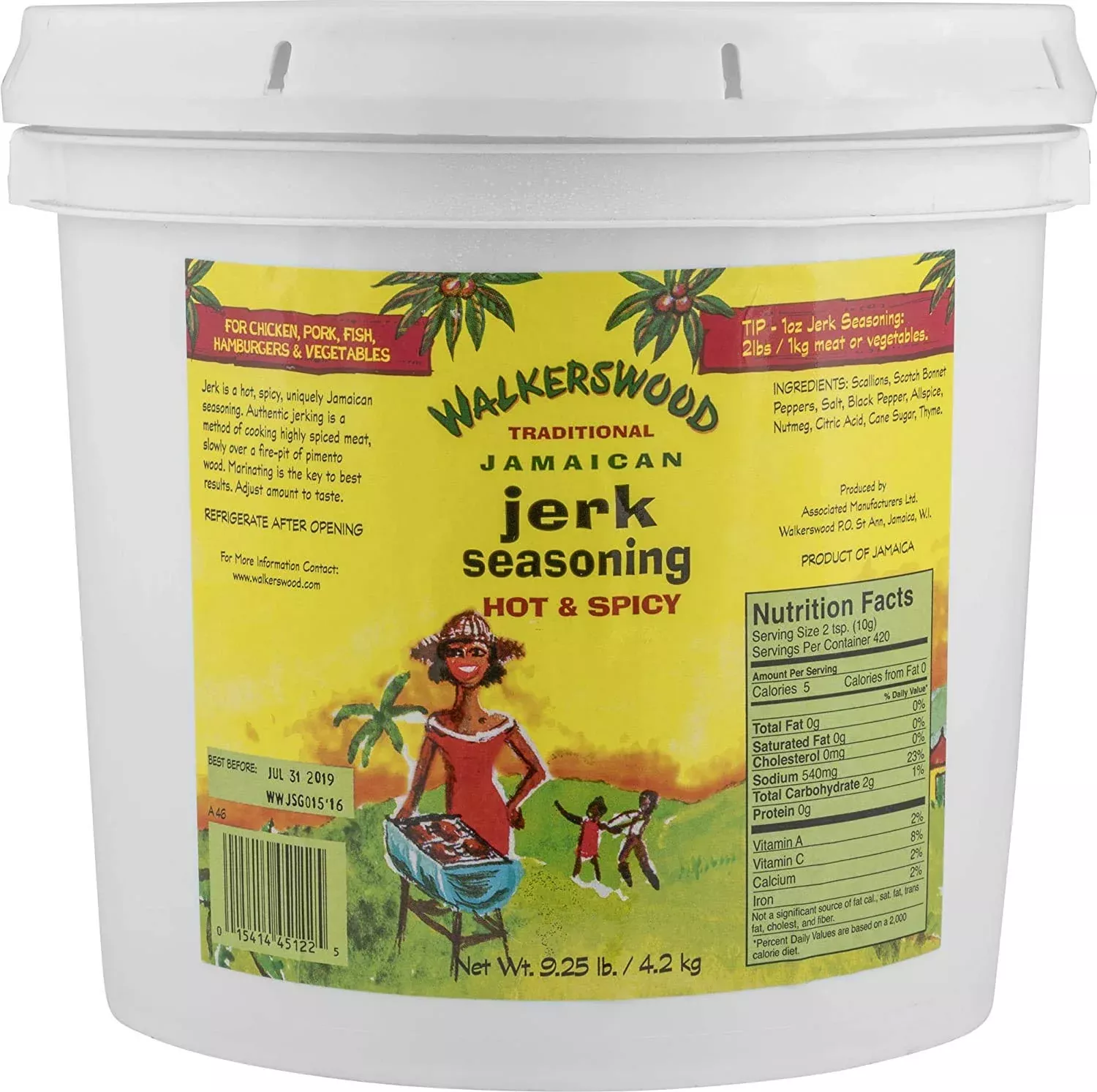 walkerswood-traditional-jamaican-jerk-seasoning-hot-spicy-128-fl-oz Walkerswood Traditional Jamaican Jerk Seasoning, Hot And Spicy, 128 Fl Oz