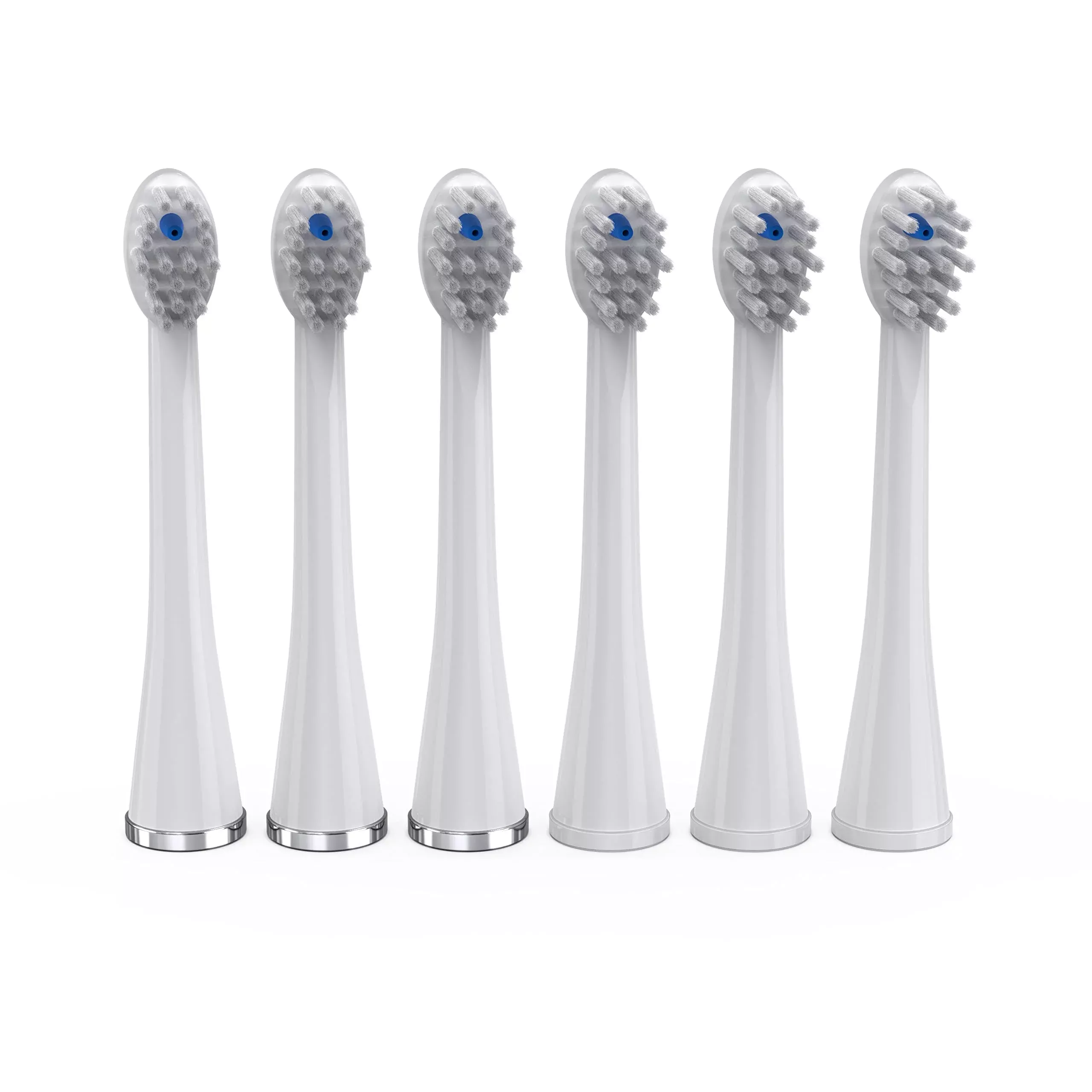 waterpik-compact-size-replacement-brush-heads-with-covers-sonic-fusion-flossing- Waterpik Compact Size Replacement Brush Heads With Covers For Sonic-Fusion Flossing Toothbrush Sfrb-2Ew, 6 Count White