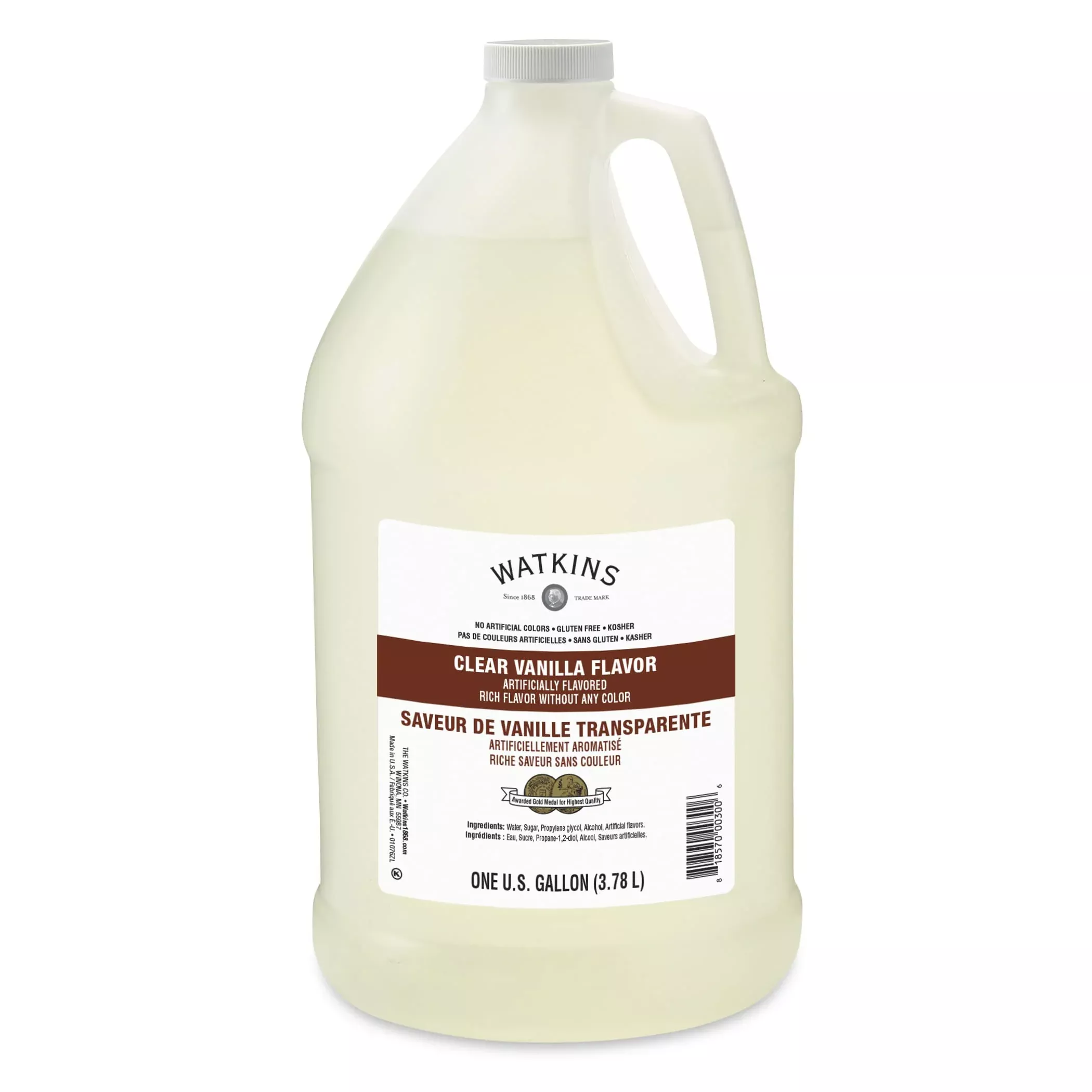 watkins-clear-vanilla-flavor-1-gallon-bottle-1-count Watkins Clear Vanilla Flavor, 1 Gallon Bottle, 1 Count