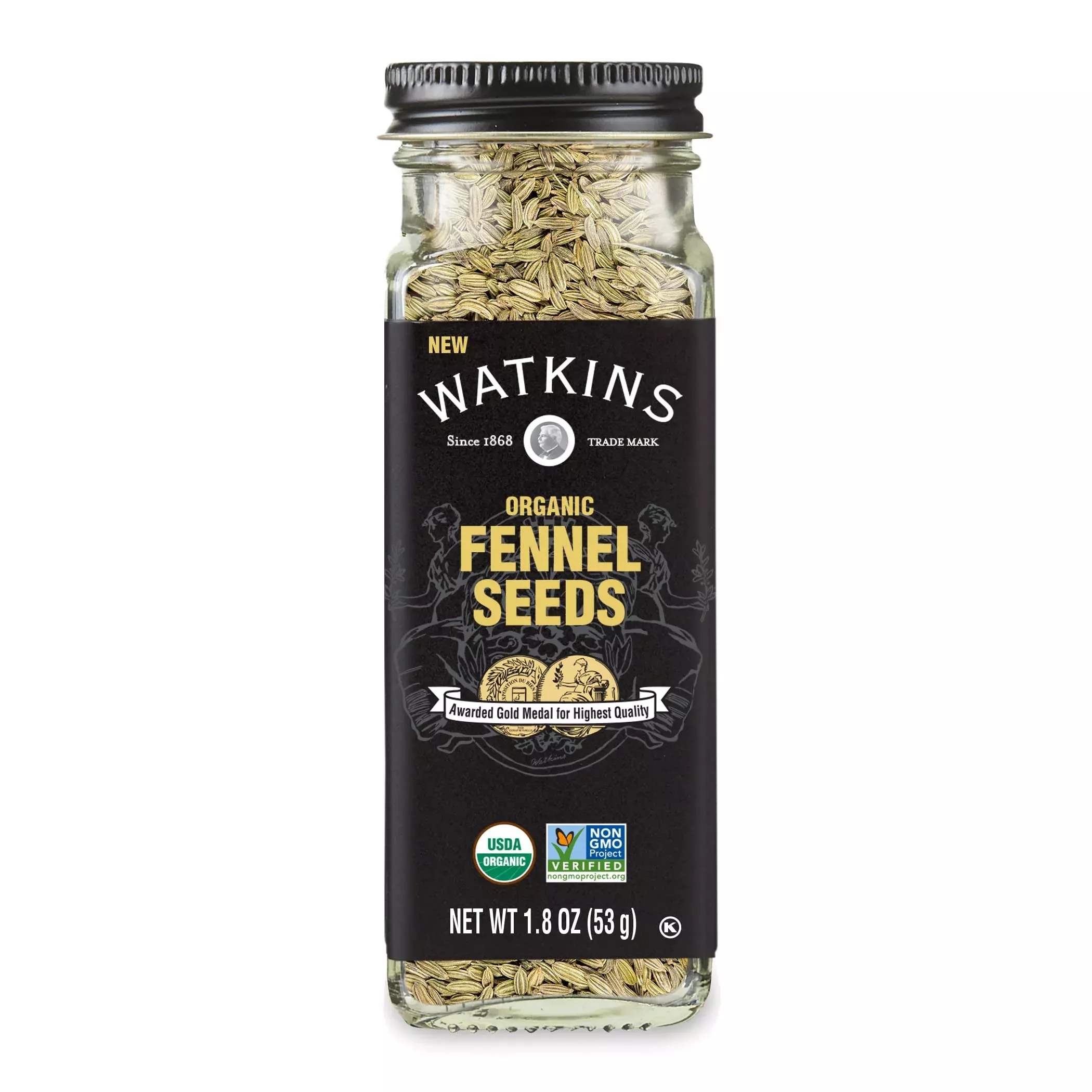 watkins-organic-fennel-seeds-1-8-oz-pack-3 Watkins Organic Fennel Seeds, 1.8 Oz, Pack Of 3