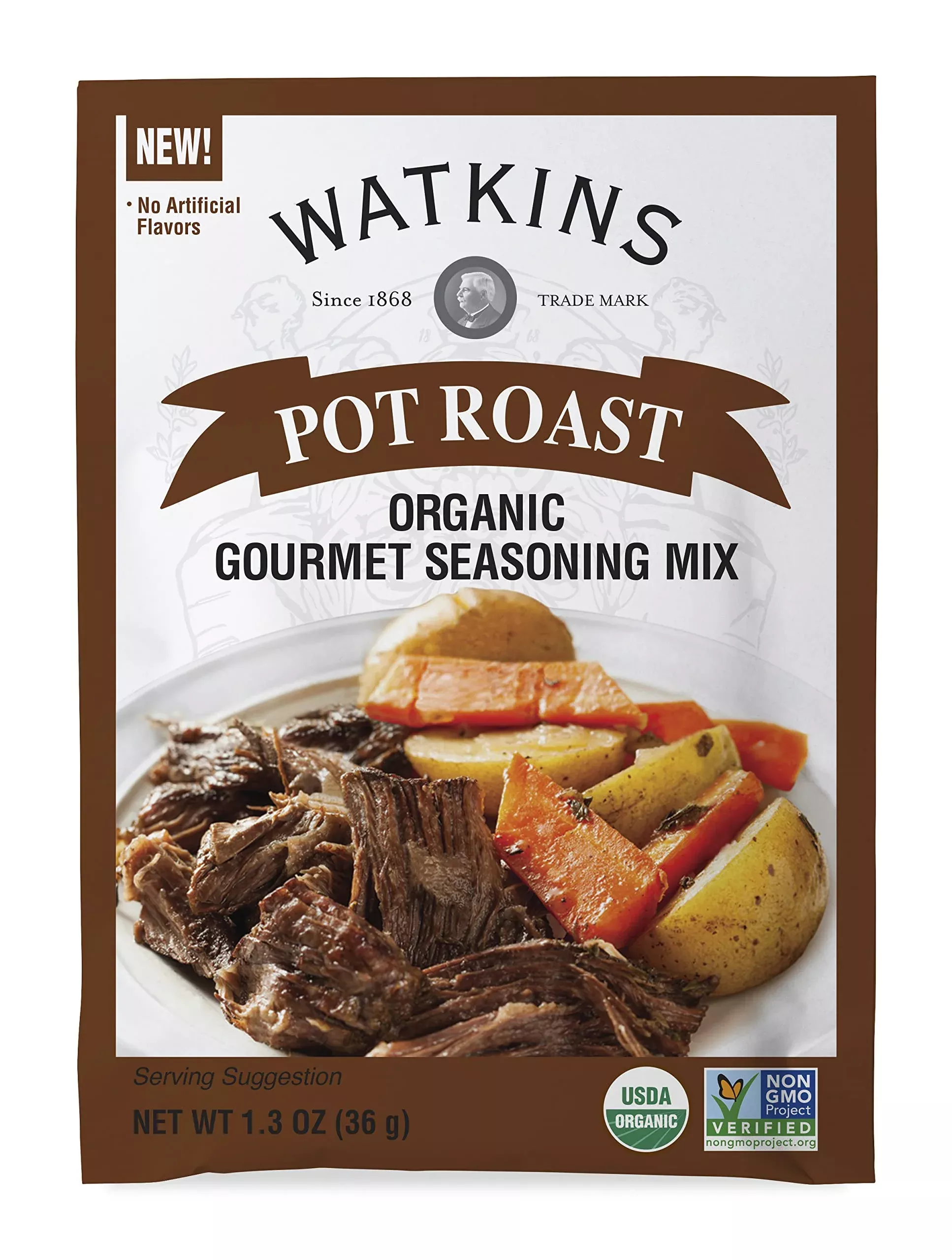 watkins-organic-gourmet-seasoning-mix-pot-roast-13-oz-pouch-1-count Watkins Organic Gourmet Seasoning Mix, Pot Roast, 13 Oz Pouch, 1 Count