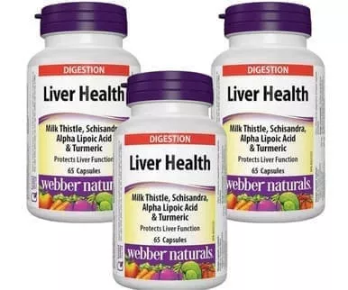Webber Naturals Liver Health Capsules - 65-count, 3-Pack