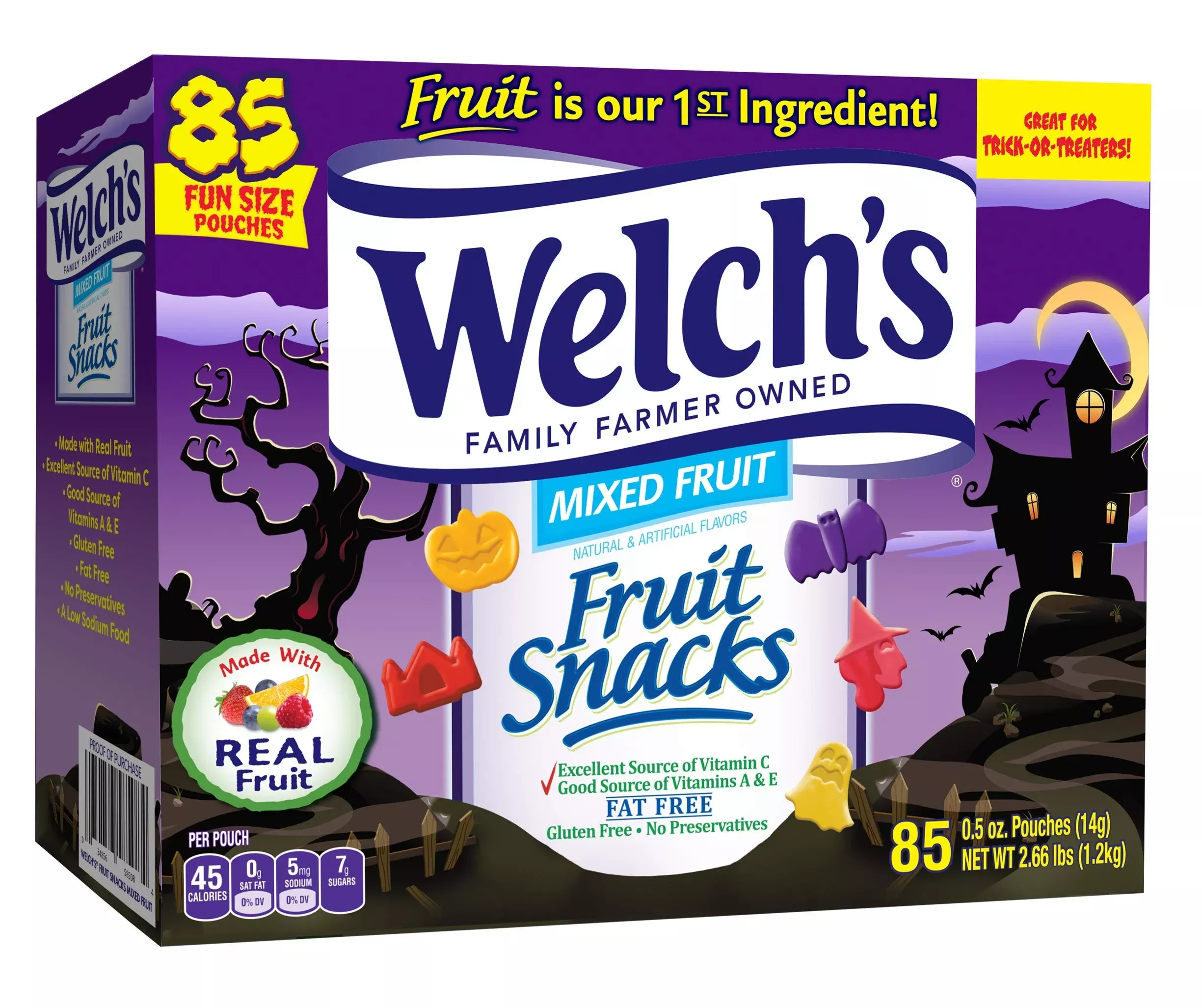 welch-s-halloween-fun-size-fruit-snacks-0-5-ounce-85-count Welch'S Halloween Fun Size Fruit Snacks, 0.5 Ounce, 85 Count