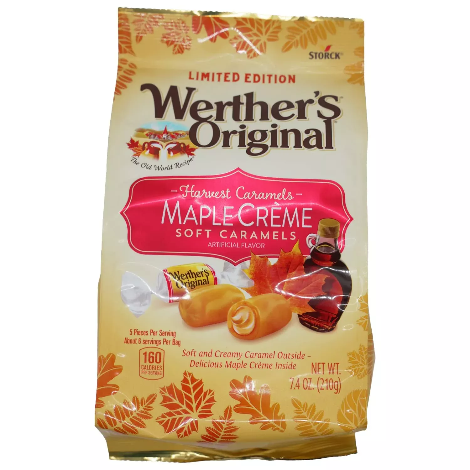 werther-s-original-maple-creme-caramels-7-4-oz-bag Werther'S Original Maple Creme Caramels 7.4 Oz. Bag
