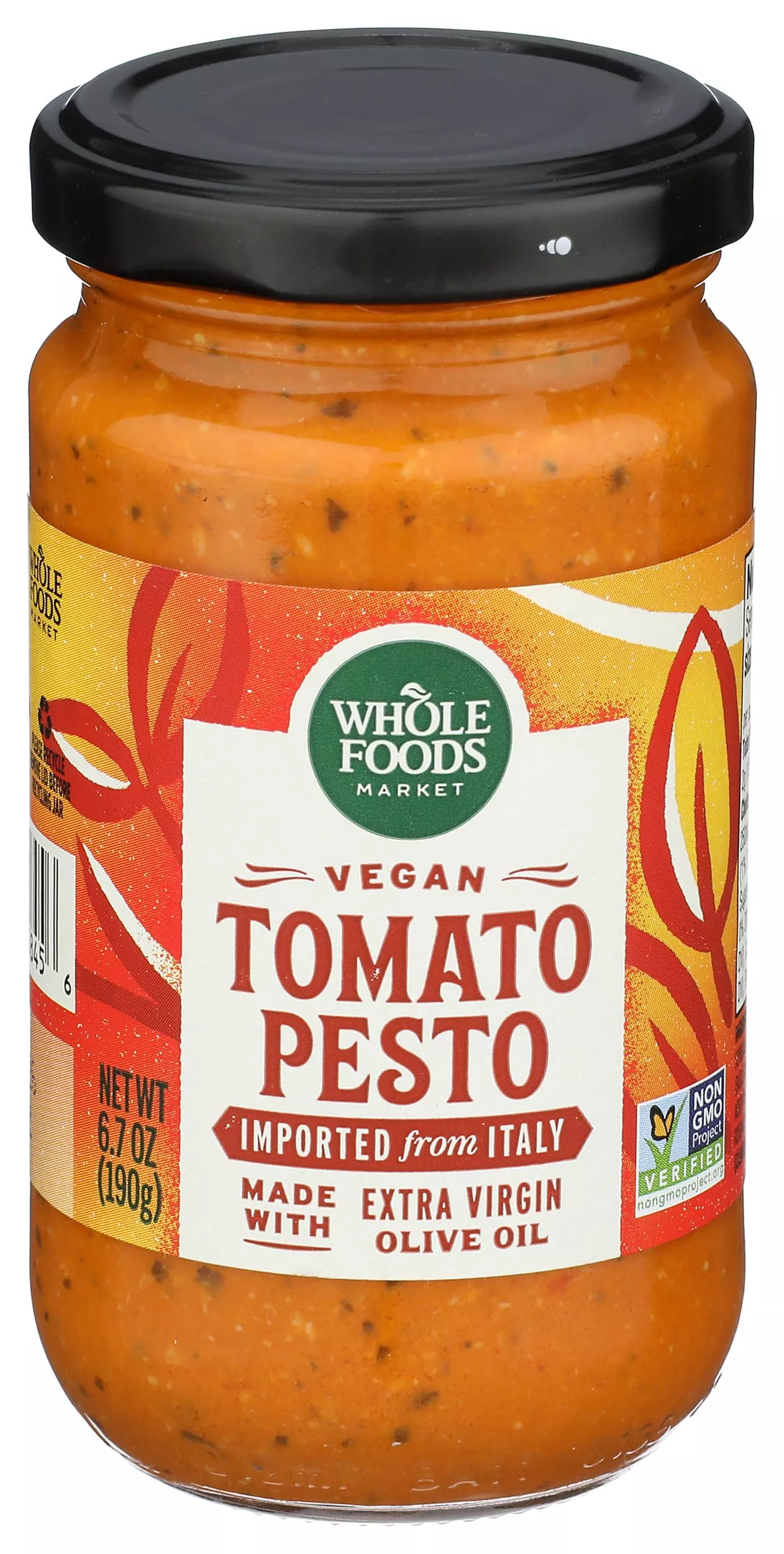 whole-foods-market-vegan-tomato-pesto-6-7-ounce Whole Foods Market, Vegan Tomato Pesto, 6.7 Ounce
