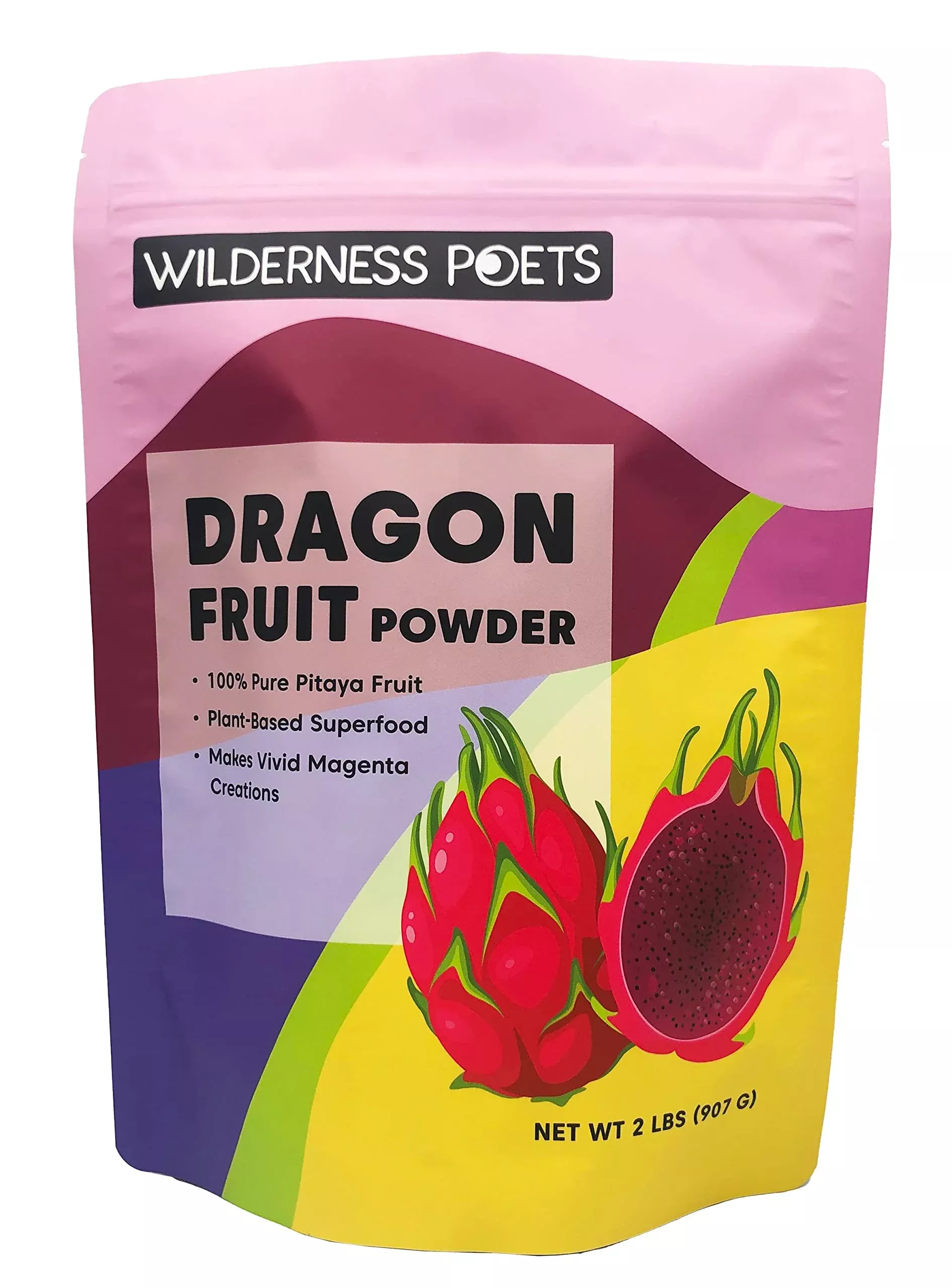wilderness-poets-freeze-dried-dragon-fruit-powder-pink-pitahaya-32-ounce Wilderness Poets Freeze Dried Dragon Fruit Powder - Pink Pitahaya (32 Ounce)