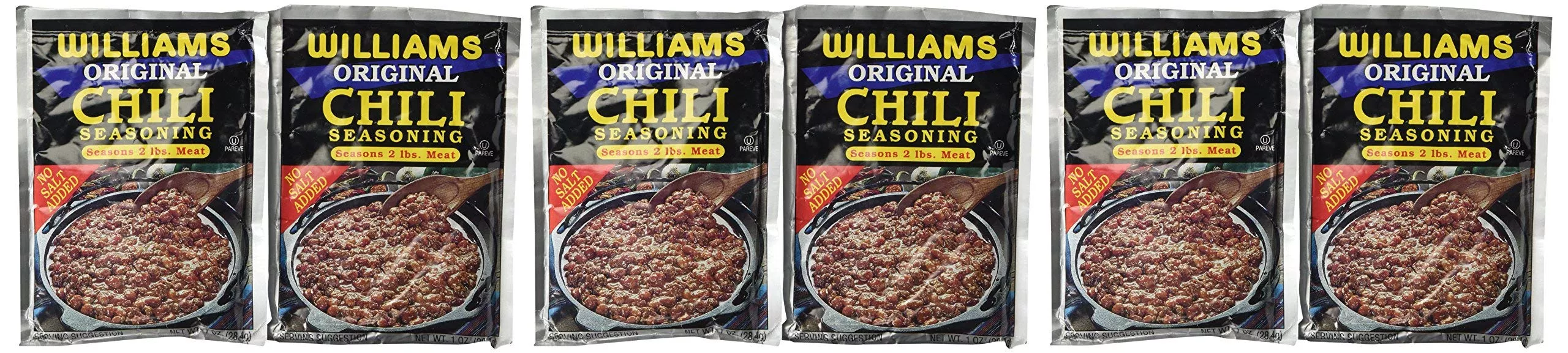 Williams Original Chili Seasoning (Pack Of 6)