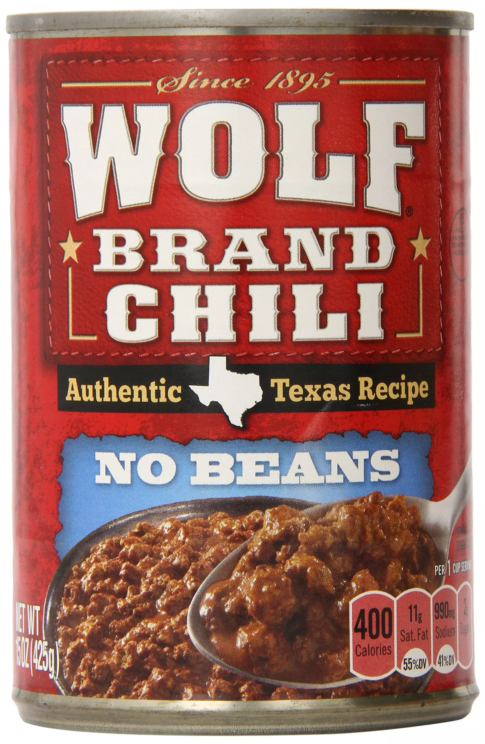 wolf-brand-chili-with-no-beans-15-ounce-pack-12 Wolf Brand Chili With No Beans, 15 Ounce (Pack Of 12)