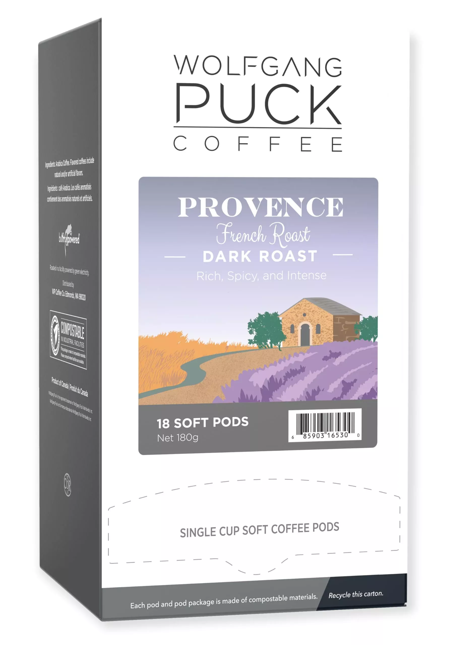 wolfgang-puck-coffee-soft-pods-provence-french-roast-18-count-pack Wolfgang Puck Coffee Soft Pods, Provence French Roast, 18 Count (Pack