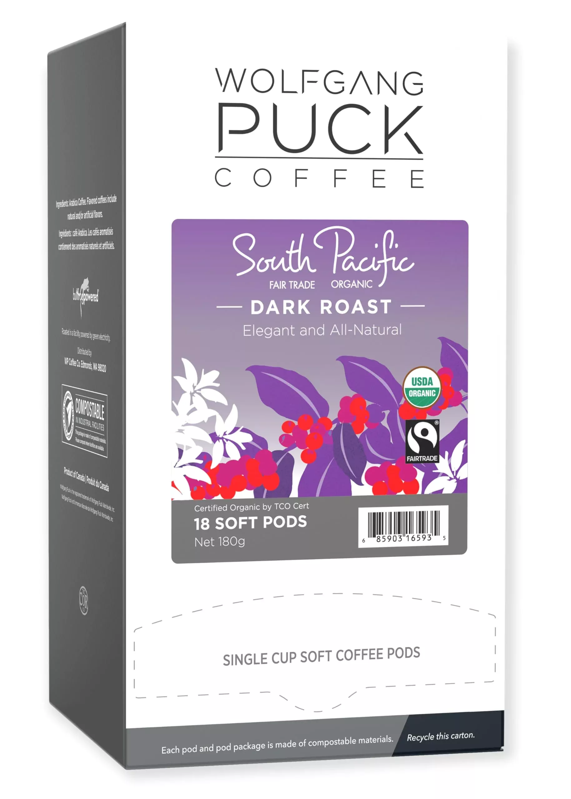 wolfgang-puck-coffee-soft-pods-south-pacific-dark-organic-fair-trade Wolfgang Puck Coffee Soft Pods, South Pacific Dark, Organic Fair Trade