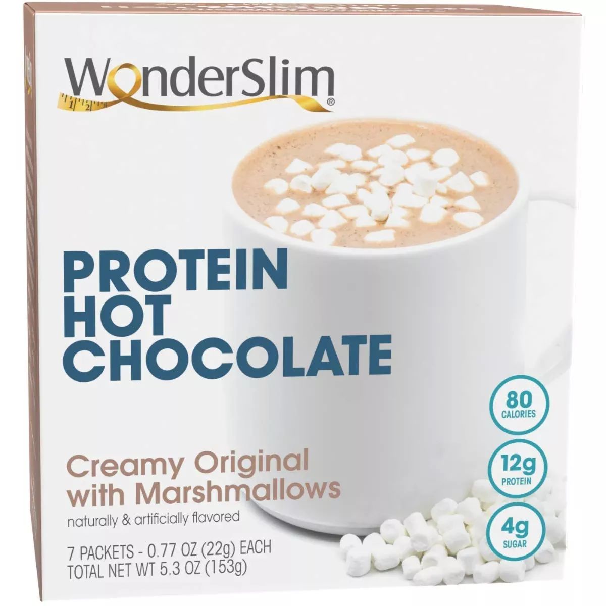 wonderslim-protein-hot-chocolate-with-marshmallows-hot-cocoa-low-sugar-low-carb- Wonderslim Protein Hot Chocolate With Marshmallows, Hot Cocoa, Low Sugar, Low Carb, Keto Friendly & Gluten Free (7Ct)