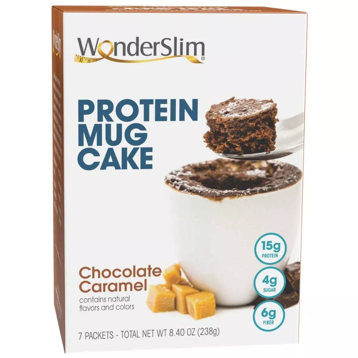 wonderslim-protein-mug-cake-chocolate-caramel-15g-protein-4g-sugar-6g-fiber-7ct Wonderslim Protein Mug Cake, Chocolate Caramel, 15G Protein, 4G Sugar, 6G Fiber (7Ct)