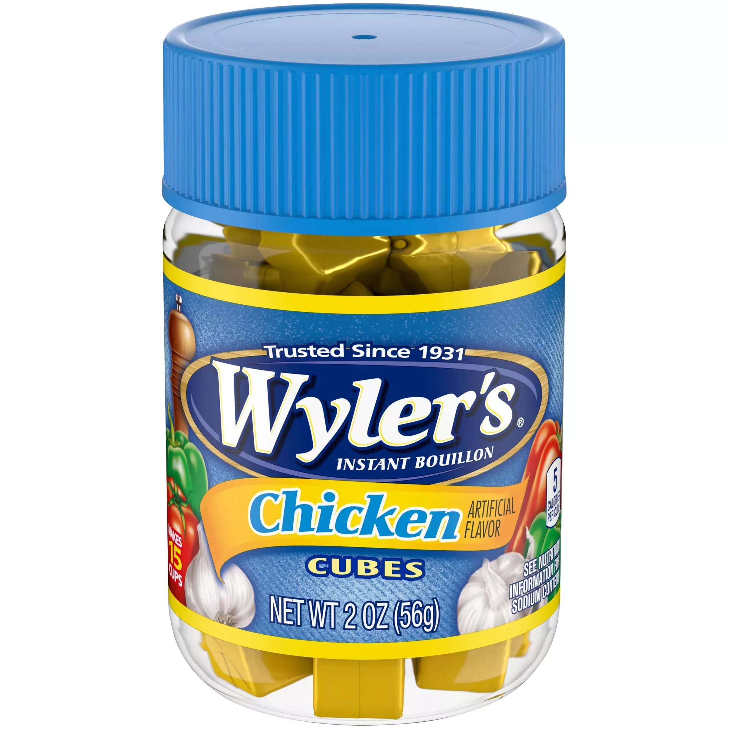 wyler-s-instant-bouillon-chicken-flavored-cubes-2-oz-jar Wyler'S Instant Bouillon Chicken Flavored Cubes (2 Oz Jar)