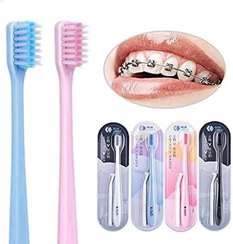 y-kelin-v-shaped-orthodontic-toothbrush-soft-bristle-4-pcs-with-one-inter-dental Y-Kelin V-Shaped Orthodontic Toothbrush Soft Bristle (4 Pcs) With One Inter-Dental Brush