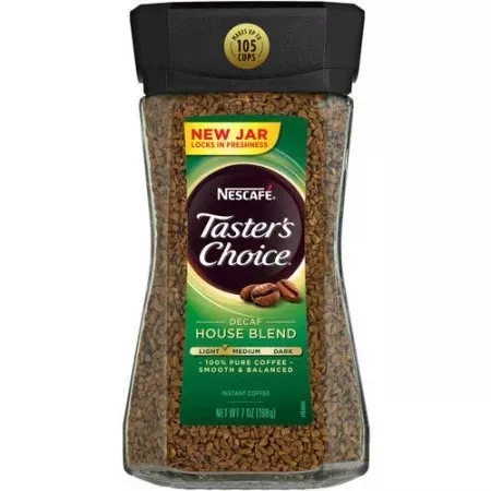 yecna-nescaf-taster-s-choice-instant-coffee-decaf-house-blend-7-o Yecna Nescaf?, Taster'S Choice, Instant Coffee, Decaf House Blend, 7 O