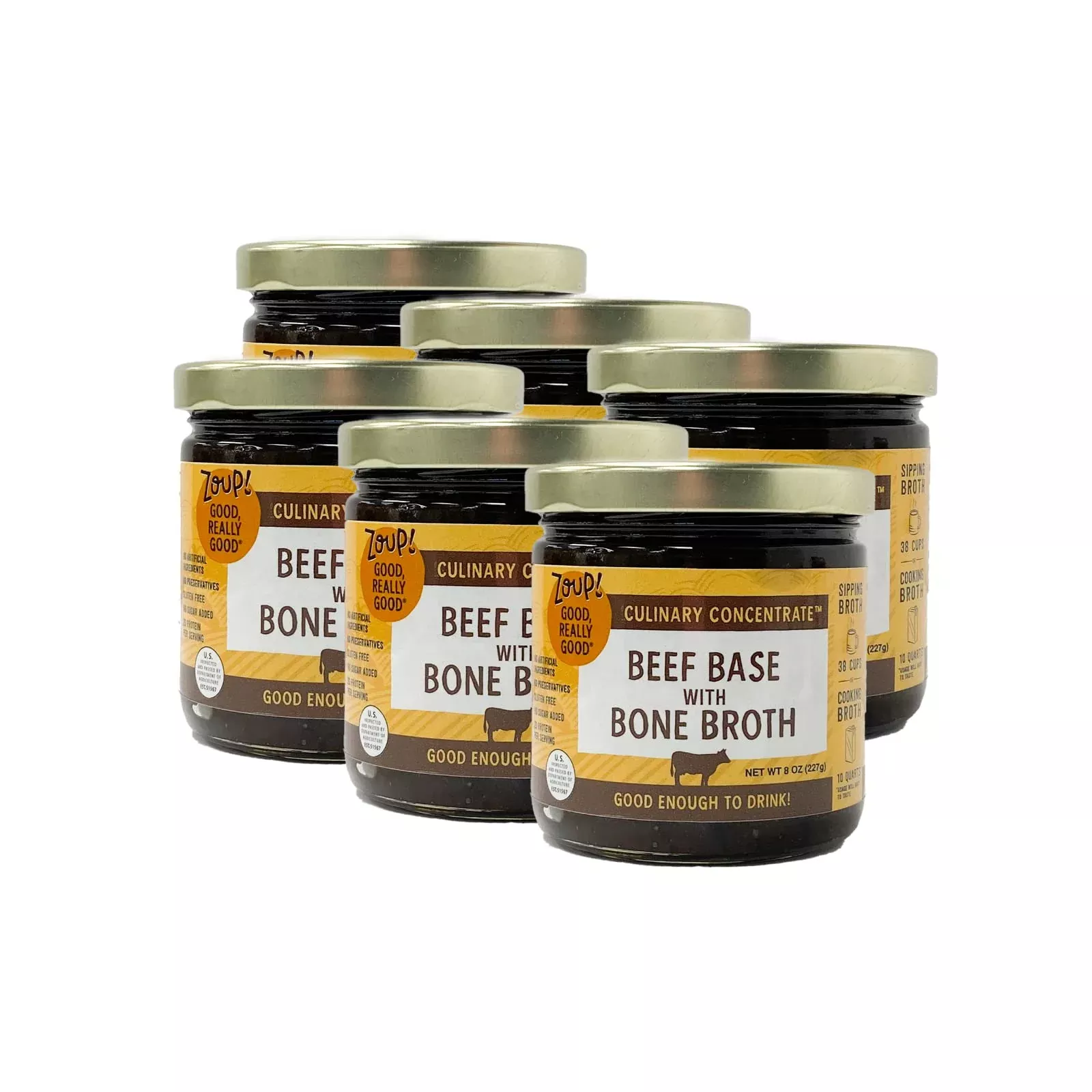 zoup-good-really-good-beef-bone-broth-culinary-concentrate-keto-friendly-gluten- Zoup! Good, Really Good Beef Bone Broth Culinary Concentrate - Keto-Friendly, Gluten Free, Sugar Free, Non-Gmo - Great For Stock