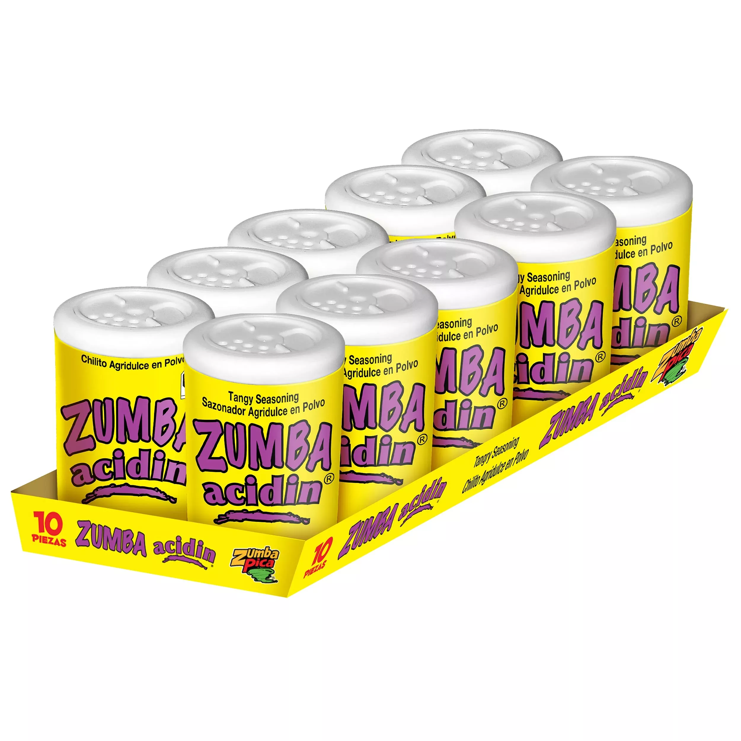 Zumba Acidin, Spicy Chili Mix, 1.06Oz, 10-Count