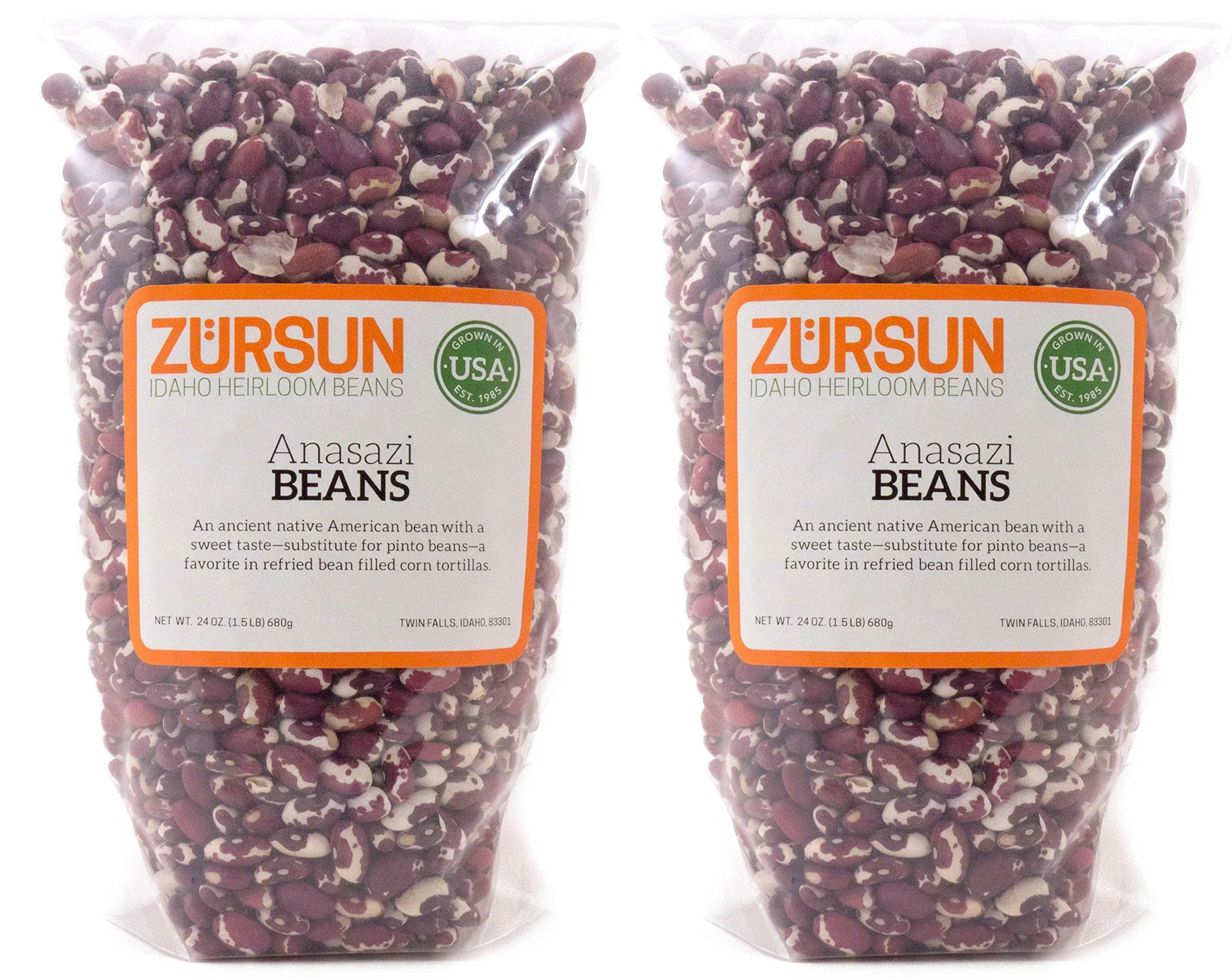 zursun-heirloom-dry-anasazi-beans-24-oz-each-2-pack Zursun Heirloom Dry Anasazi Beans 24 Oz Each (2-Pack)