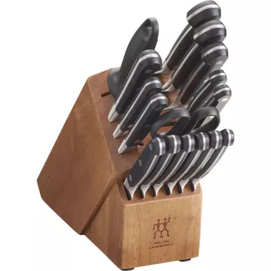 zwilling-culinary-mastery-pro-17-piece-knife-block-set-with-hardwood-block Zwilling Culinary Mastery Pro 17-Piece Knife Block Set with Hardwood Block